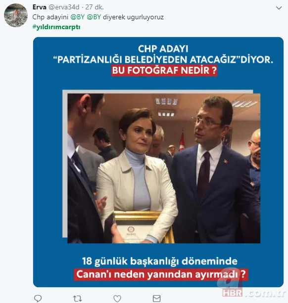CHP adayı Ekrem İmamoğlu'nu canlı yayında 'Yıldırım' çarptı! Sosyal medya Binali Yıldırım'ı konuşuyor 21