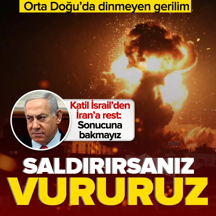 İsrailden İrana tehdit: Vururuz