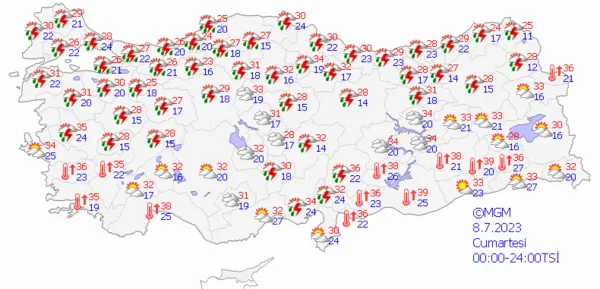 1688674124757.png Sağanak yağış yolda! Meteoroloji il il uyardı! Bu sefer kuvvetli geliyor... - 5