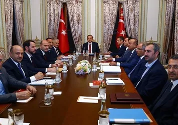 Cumhurbaşkanı Erdoğan başkanlığında zirve!