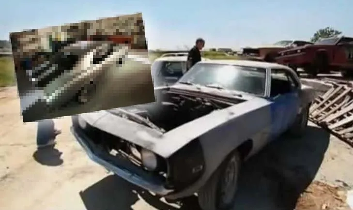 1969 model Camaro aracın son hali hayran bıraktı! Hurdalıktan satın almıştı