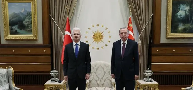 Son dakika: Başkan Erdoğan’dan Cumhurbaşkanlığı Külliyesi’nde peş peşe önemli kabuller