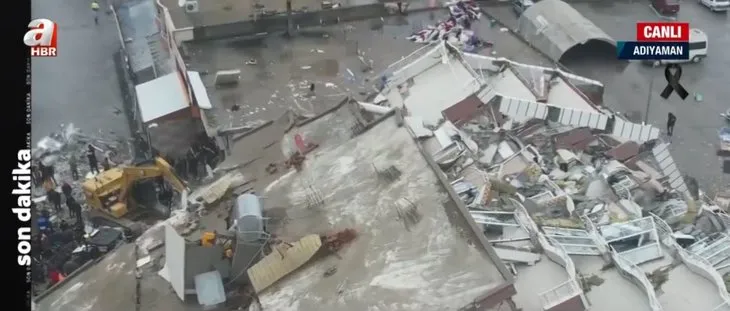 A Haber drone kamerasından DEPREM bölgesi! Facianın boyutunu gözler önüne seren dehşet verici görüntüler