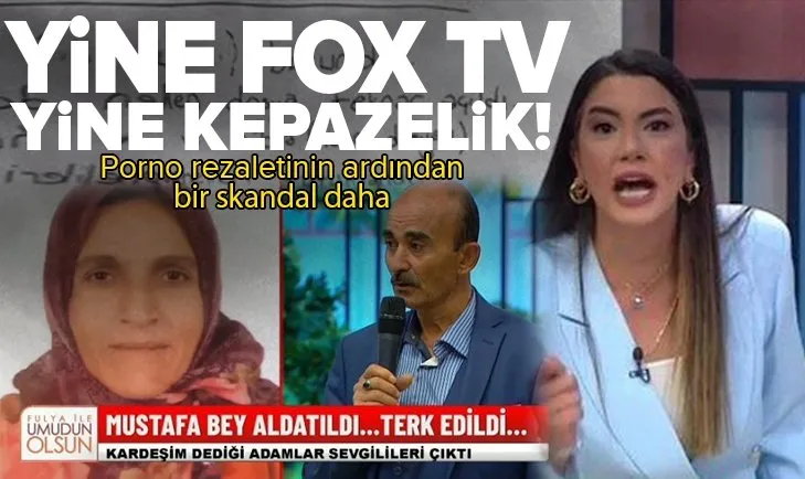 Yine FOX TV yine skandal! Porno rezaletinin ardından bir kepazelik daha