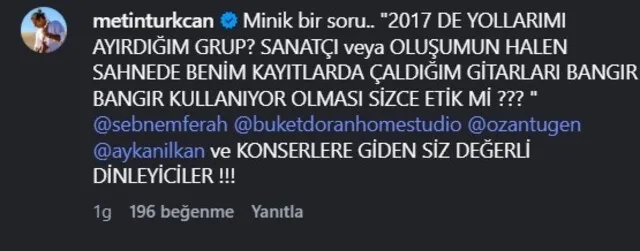 metin-turkcandan-sebnem-feraha-dikkat-ceken-sitem-1788527235319.jpg Metin Türkcan’dan 21 yıl birlikte sahne aldığı Şebnem Ferah’a gitar kayıtları üzerinden sitem - 2