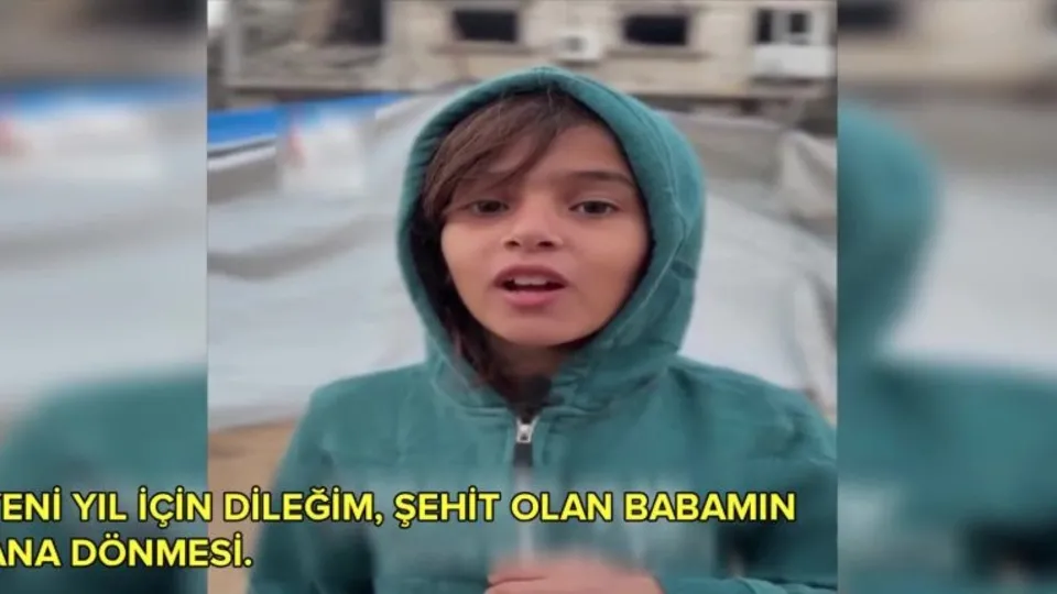 Gazzeli çocukların yeni yıl dilekleri!