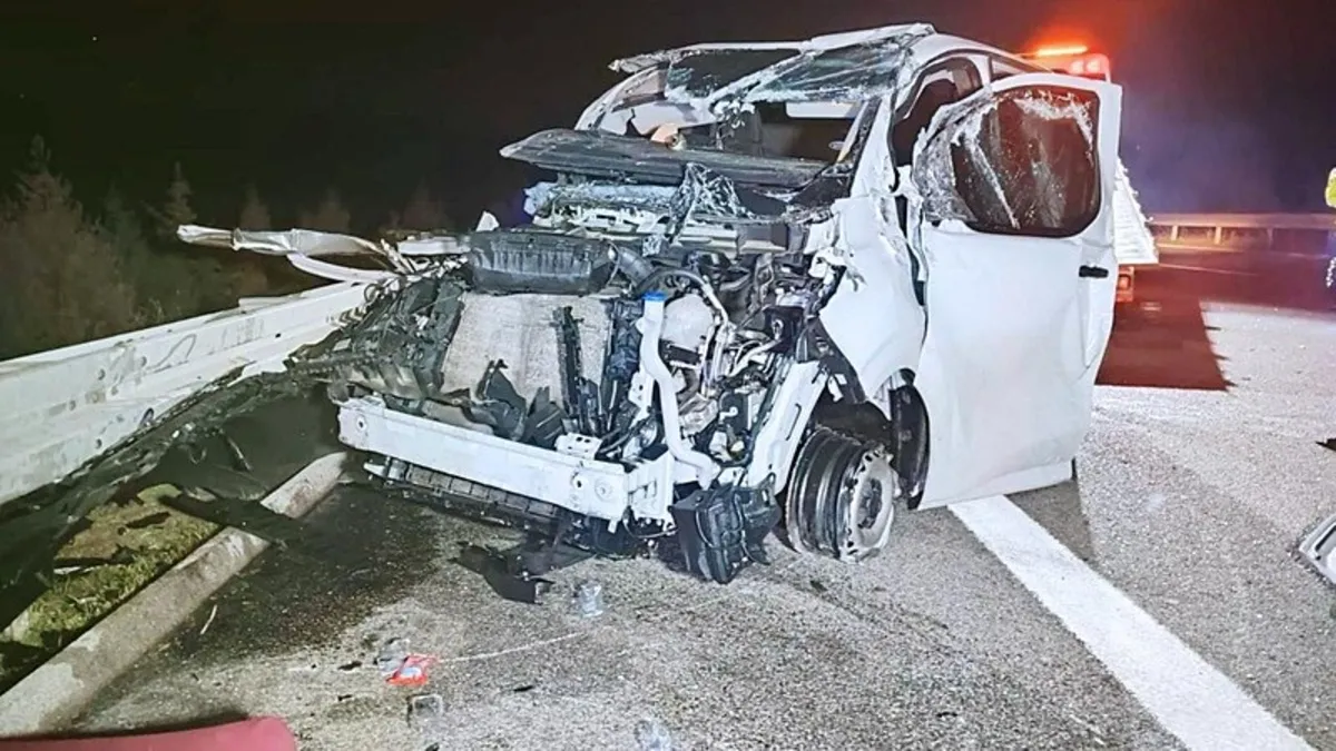 Zırhlı araç kaza yaptı altınlar ortadan kayboldu!