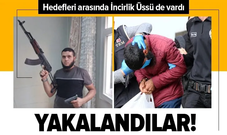 Son dakika: Adana’da DEAŞ operasyonu: 20 zanlı tutuklandı! İncirlik Üssüne saldırı planladıkları ortaya çıktı