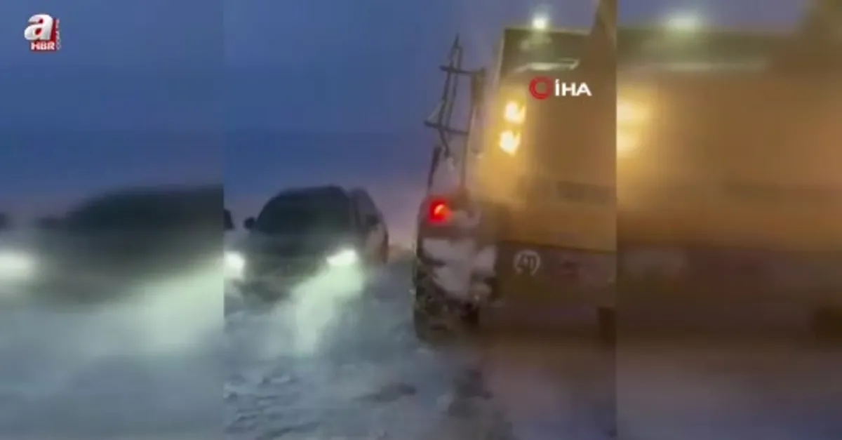 Karda mahsur kalan vatandaş kurtarıldı