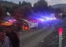 Otobüs şarampole devrildi: 1 ölü 9 yaralı