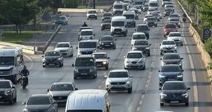 Tatil sonrası İstanbul’da trafik yine yoğun