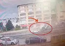 Minibüs bariyerlere çarparak taklalar attı