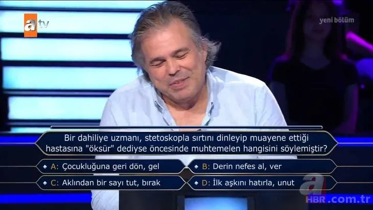 Milyoner'e damga vuran yarışmacı: Bu soruda elenmek marifet ister! ''Onur öğrencisi olarak mezun oldum'' dedi ama...