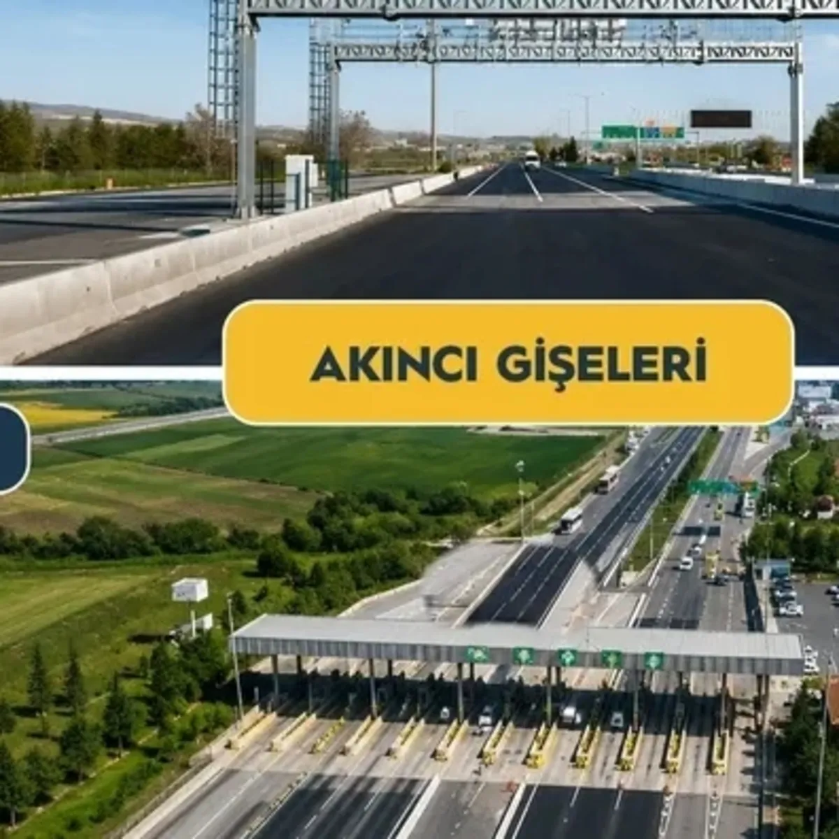 Akıncı Gişeleri tarih oluyor: Serbest geçiş sistemi devreye alındı