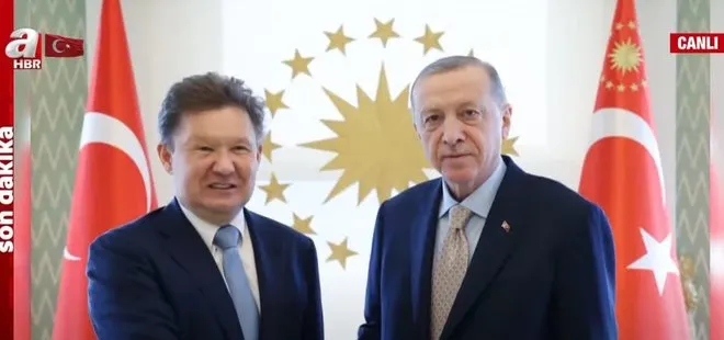 Gaz merkezi için kritik temas: Başkan Erdoğan ile Gazprom Başkanı Türkiye’de görüştü