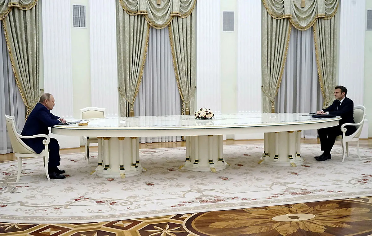 Rusya - Ukrayna gerilimi için kritik toplantı! Putin ile Macron görüşmesinde dikkat çeken detay