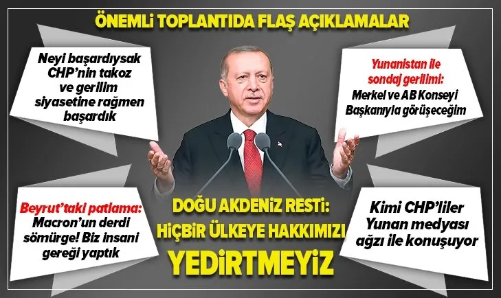 Başkan Erdoğan'dan AK Parti Genişletilmiş İl Başkanları Toplantısı'nda flaş açıklamalar
