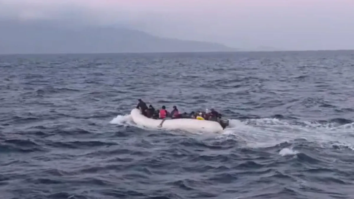 Çanakkale'de düzensiz göçmen operasyonu