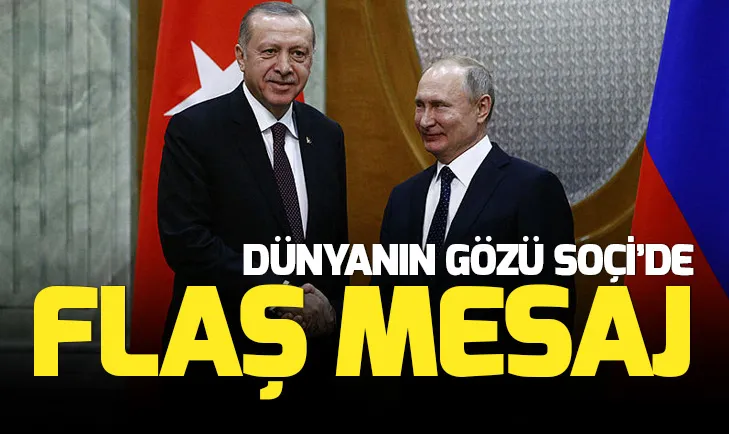 Başkan Erdoğan ile Rus lider Putin görüştü