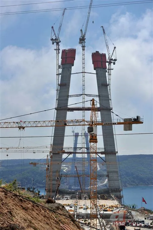 3. Boğaz Köprüsü'nün inşaatında bir yıl geride kaldı 11