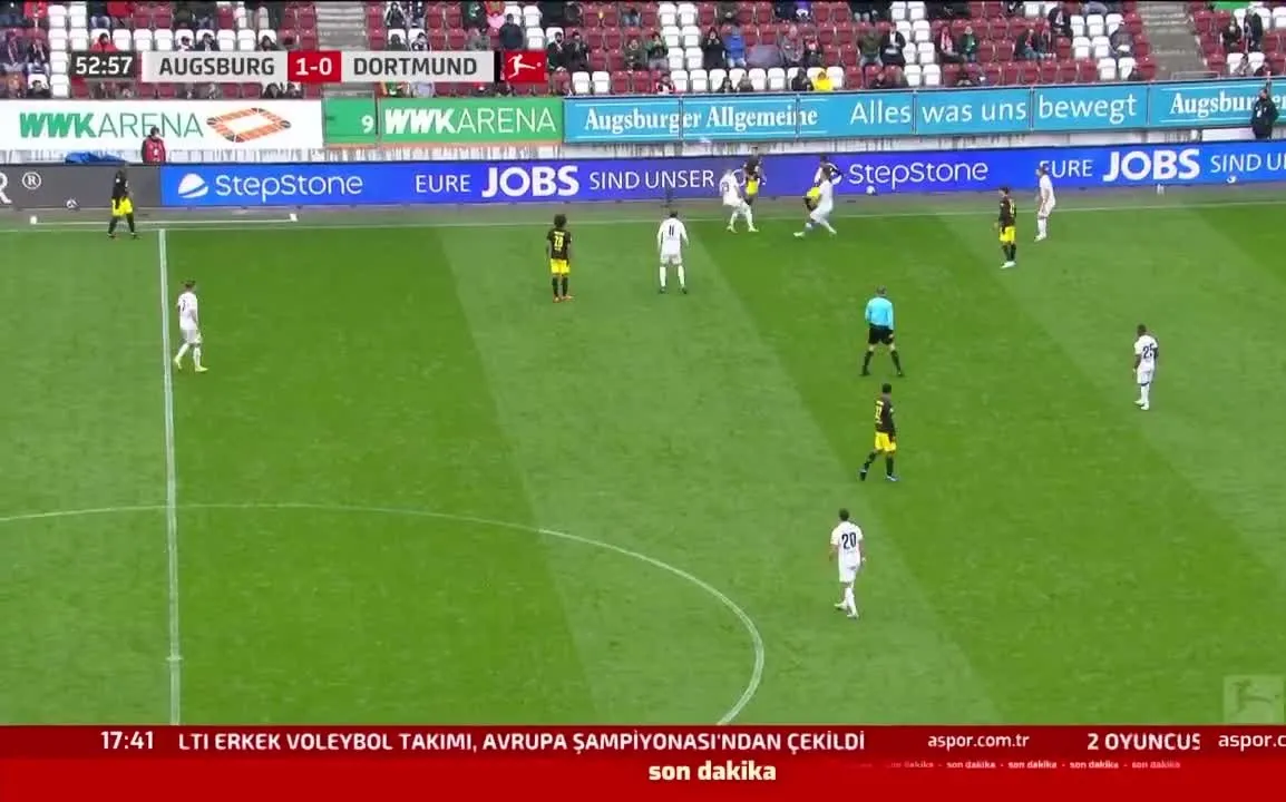 Augsburg 2 0 Borussia Dortmund Golu Izle Ahaber Video Izle