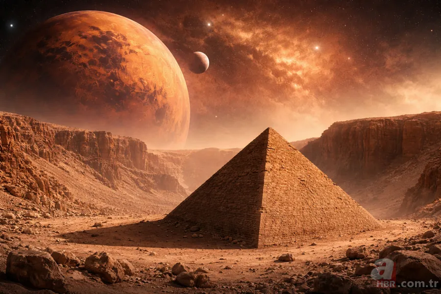 Mısır’dakilerden daha büyük! Mars’taki piramit benzeri yapı tartışma yarattı 1