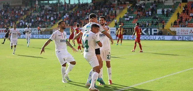 Alanyaspor evinde Yeni Malatyaspor’u 2-1’le devirdi