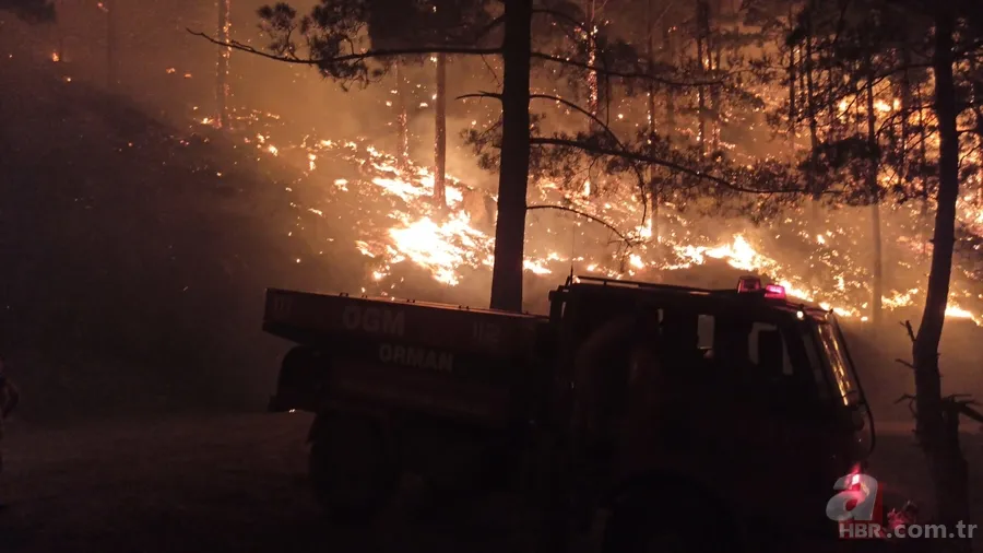 Manavgat'tan sonra şimdi de Mersin! Korkutan yangın 2