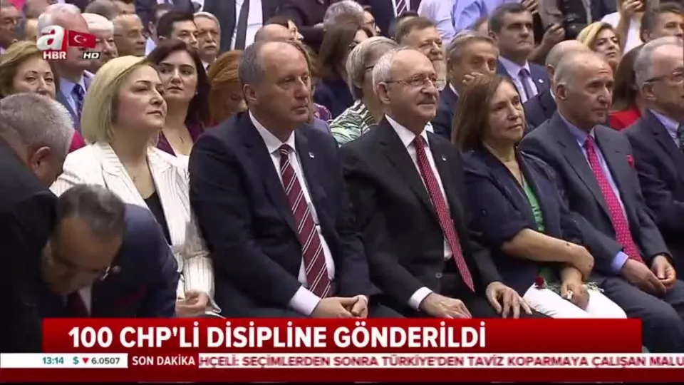 100 CHP’li disipline gönderildi