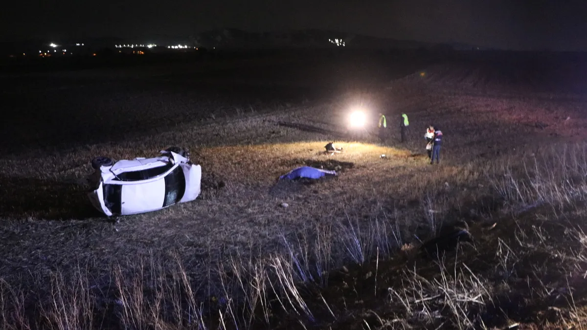 Kayseri'de feci kaza: 1 ölü, 4 yaralı