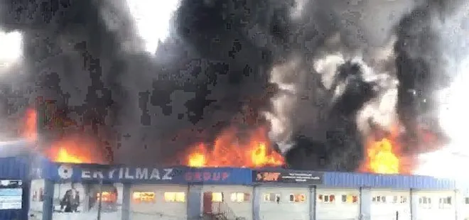 İstanbul Hadımköy’de fabrika yangını