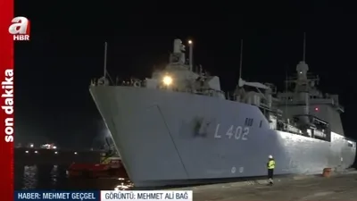 Tahliye edilen Türkler Mersin Limanı’nda!