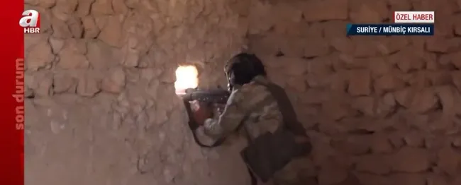 Terör mevzilerini görüntüleyen A Haber ekiplerine ateş açıldı