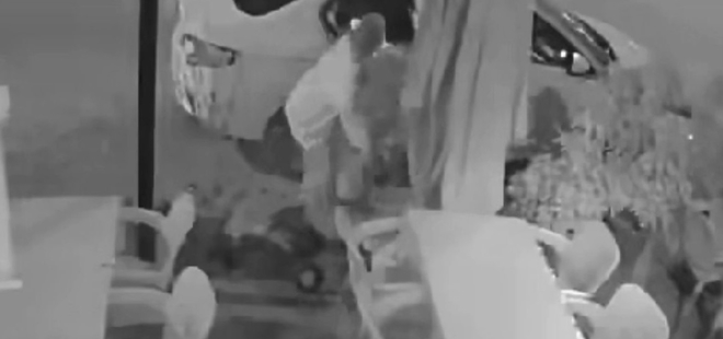 Mersin'de ilginç hırsızlık! Otomobille gelip çiçeği çaldılar