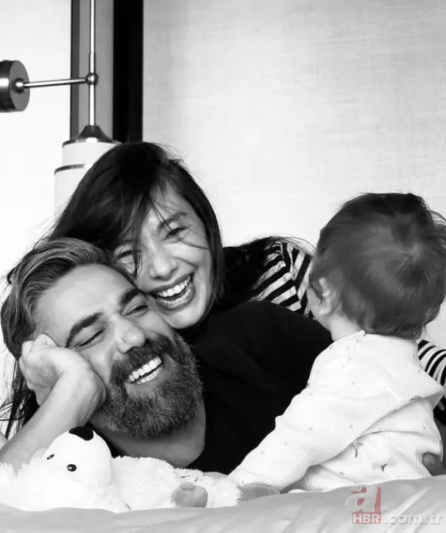 Neslihan Atagül'den Aziz'li kareler: Minik oğlu 1 yaşında 3
