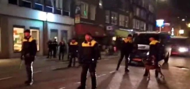 Hollanda polisi Türk vatandaşlarına şiddet uyguladı