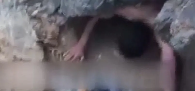 1 teröristin ölü, 1 teröristin sağ olarak yakalandığı operasyona ilişkin yeni görüntüler ortaya çıktı
