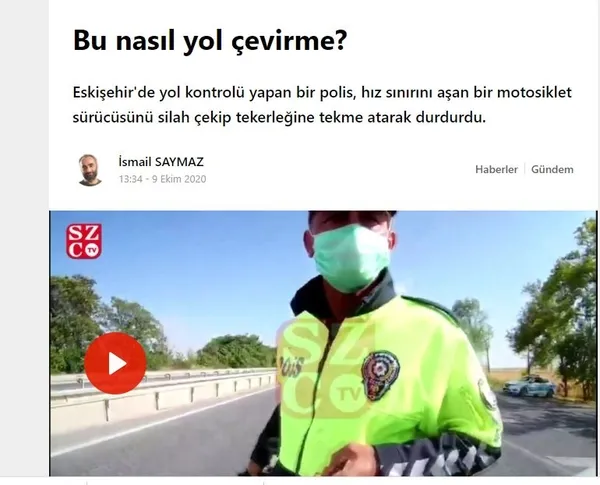 Sözcü Gazetesi ve muhabiri İsmail Saymaz'dan skandal! İnsan canını hedef alan trafik canavarını korudu! - 1
