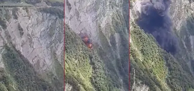 Gürcistan’da helikopter düştü: 8 ölü