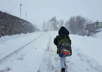 Ardahan'da eğitime kar engeli