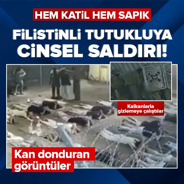 Filistinli tutukluya tecavüz skandalı!