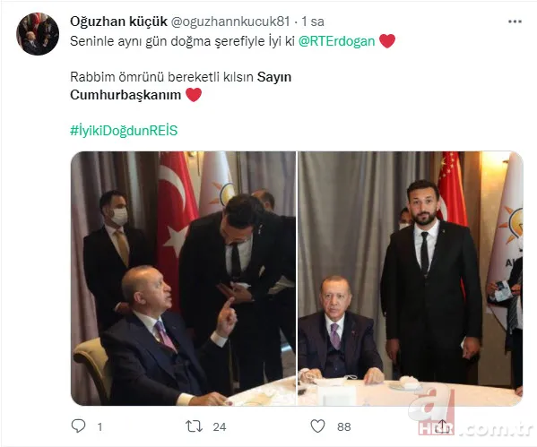 Başkan Erdoğan'ın 68'inci doğum günü | Sosyal medyadan binlerce kişi kutladı: İyi ki doğdun Reis 23