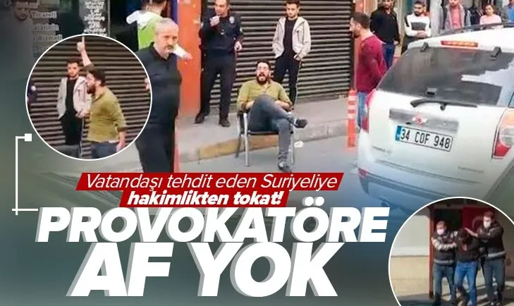 Yol kesip vatandaşlara tehditler savuran Suriyeli maganda Hamza Hamma’ya hakimlikten tokat gibi yanıt! Soruşturma başlatıldı