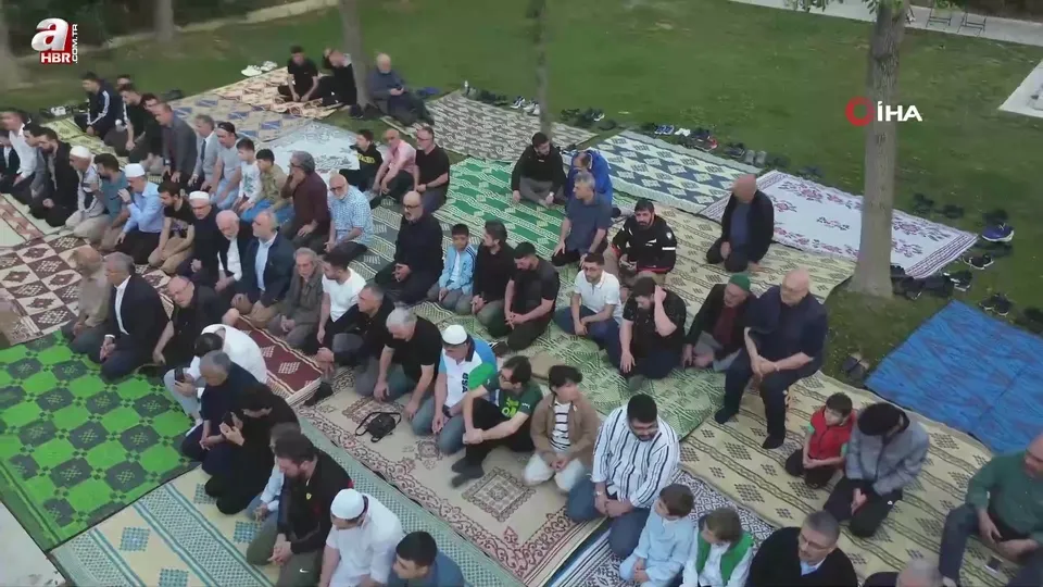 Tarihi namazgahta bayram namazı!