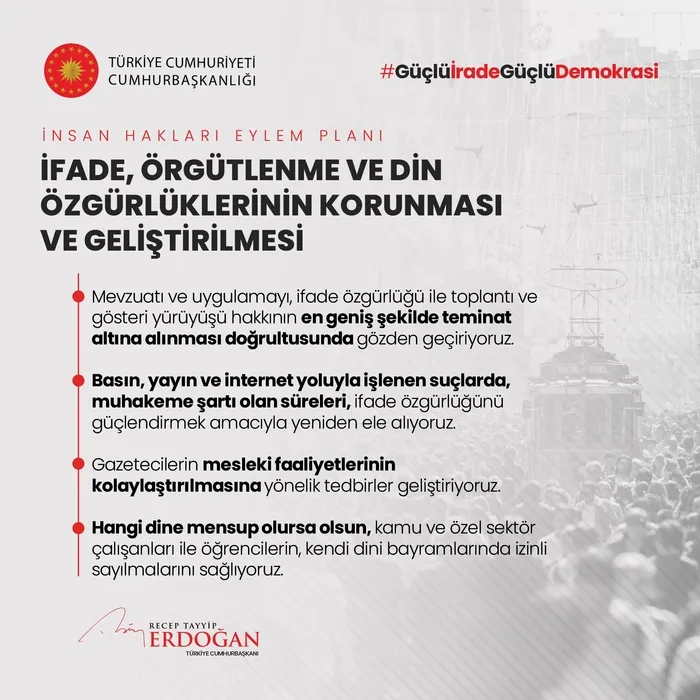 Başkan Erdoğan’dan İnsan Hakları Eylem Planı Tanıtım Toplantısı’nda önemli açıklamalar