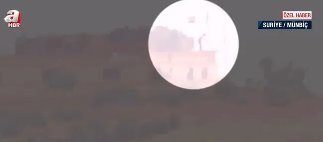 A Haber Münbiç’te terör mevzilerini görüntüledi! Teröristler A Haber ekibine ateş açtı