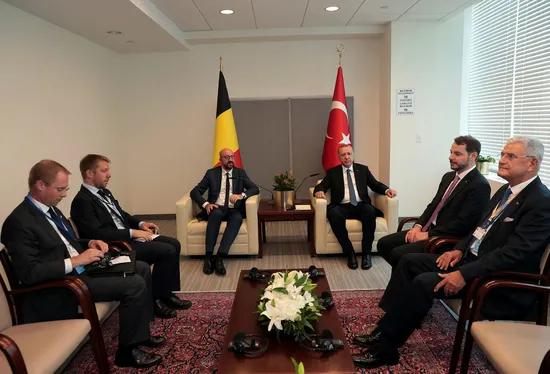 Başkan Erdoğan, Belçika Başbakanı Michel’i kabul etti