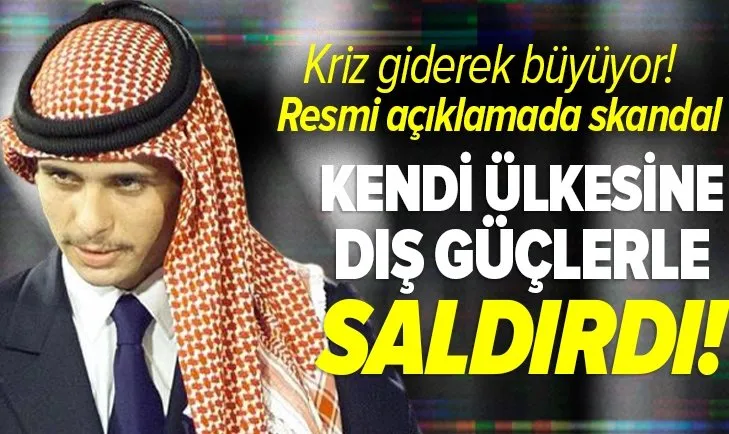 Kendi ülkesine dış güçlerle birlikte saldırdı! Ürdün'de ortalığı sallayacak iddia
