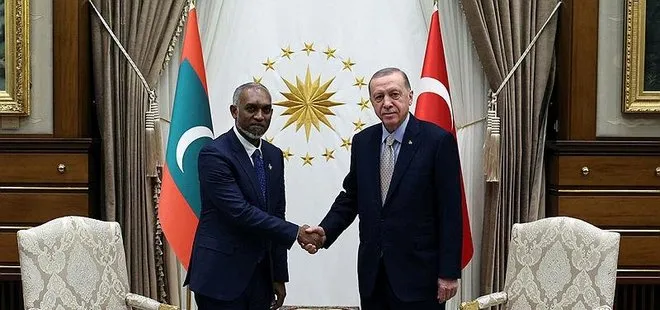 Başkan Erdoğan’dan Külliye’de önemli kabul! Maldivler Cumhurbaşkanı Muhammed Muizzu ile bir araya geldi