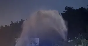 İçme suyu isale hattı patladı!